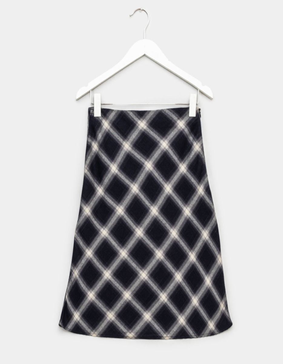 Wesley Plaid Skirt_0