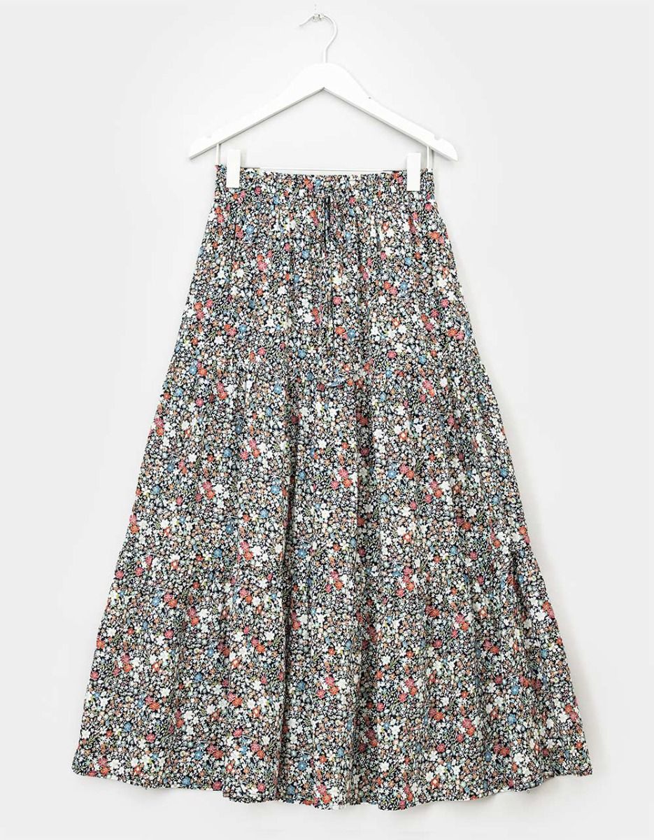 Whispering Floral Maxi Skirt_0