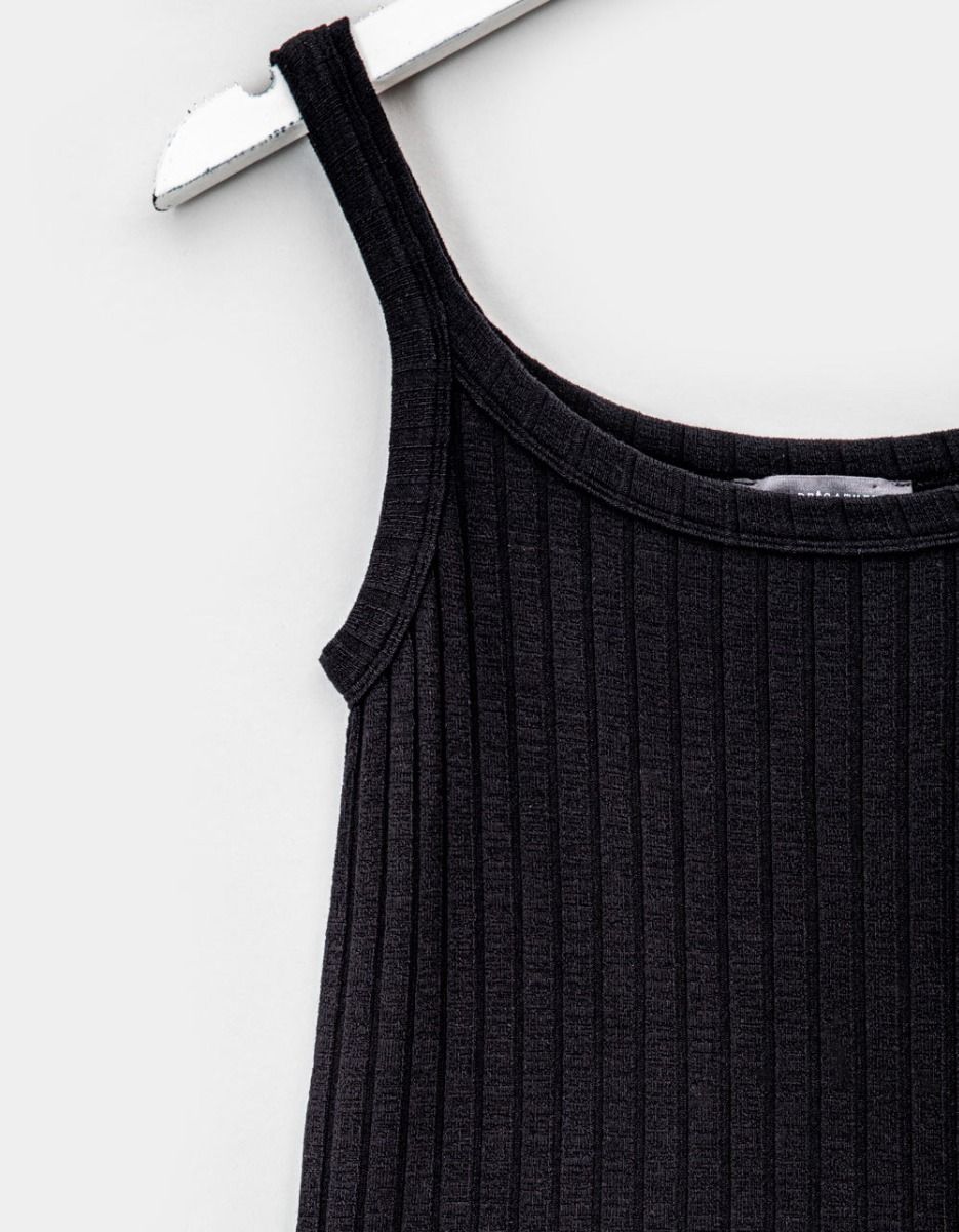 Wide Rib Tank in Black_3
