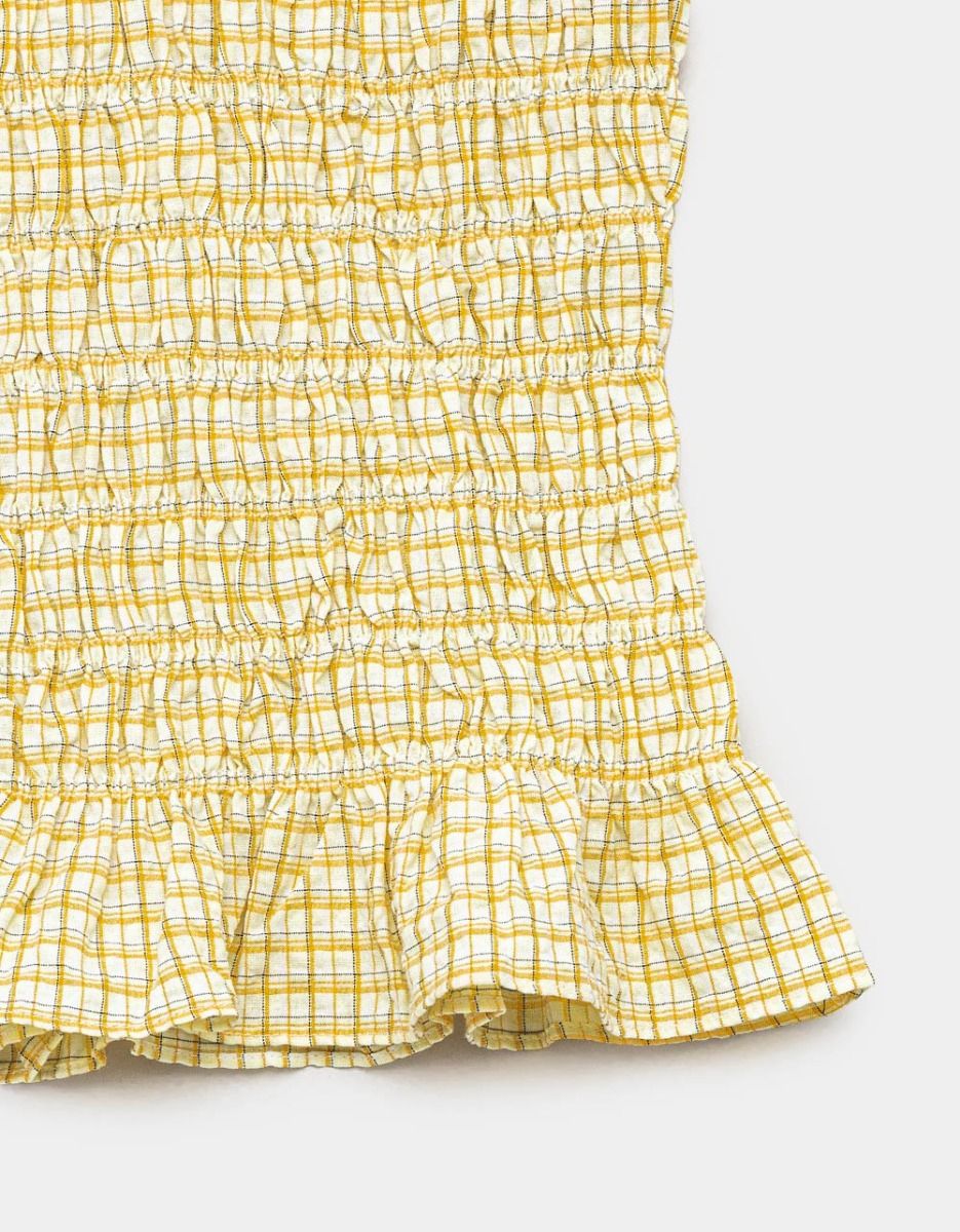 Yellow Suri Smock Top_3