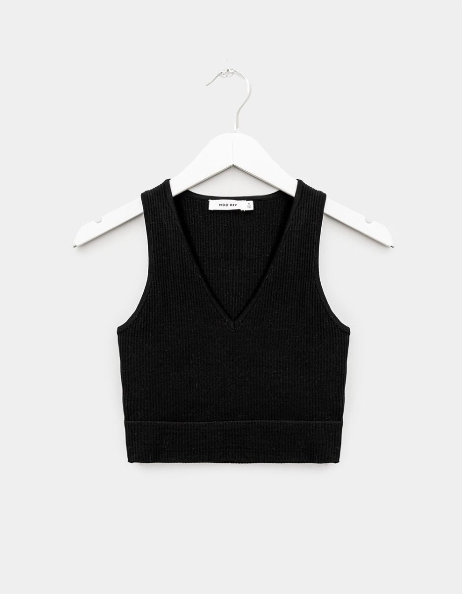 Zuri Knit Top in Black_0