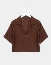 Alanso Button Down in Cocoa_prev_1