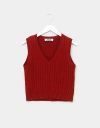 Andi Knit Vest in Brick_prev_1