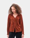 Gia Plisse Top in Copper_prev_2
