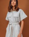 Delina Utility Dress in Creme_prev_3