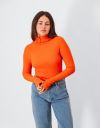Lavinia Turtleneck in Orange_prev_2