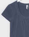 Baby Scoop Tee in Dusty Blue_prev_3