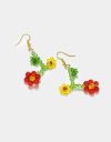 Beaded Flower Earrings in Primary_prev_3