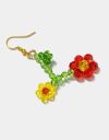 Beaded Flower Earrings in Primary_prev_5