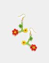 Beaded Flower Earrings in Primary_prev_1