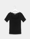 Briar Square Neck Tee in Black_prev_1