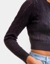 Brittney Cardigan in Black_prev_6