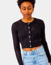 Brittney Cardigan in Black_prev_1