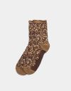 Brown Floral Socks_prev_1