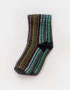 Busy Stripe Socks in Black_prev_1