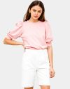 Candice Puff Sleeve Tee in Rosewater_prev_4