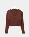 Carter Knit Cardigan in Brown_prev_1