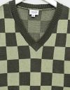 Checkerboard Vest in Green_prev_4