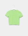 Cher Fuzzy Knit Top in Soft Lime_prev_1