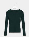 Classic Rib Sweater in Pine_prev_2