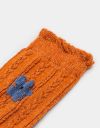 Craft Flower Sock in Rust_prev_2