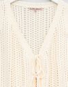 Crochet Tie Vest in ivory_prev_2