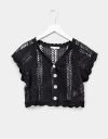 Crochet Vest in Black_prev_1