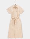 Delina Utility Dress in Creme_prev_1