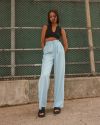 Dom Wide Leg Trousers in Blue_prev_2