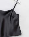 Elissa Satin Cami in Black_prev_3