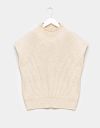 Epaule Sweater Vest in Cream_prev_1