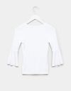 Faye Bell Sleeve Tee in White_prev_4