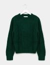 Fluffy Sailor Sweater in Pine_prev_1