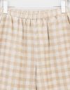 Gingham Lantern Pants in Natural_prev_4