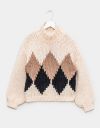 Hand-Knitted Diamond Sweater_prev_1