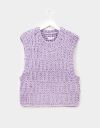 Hand-Knitted Vest in Lilac_prev_1