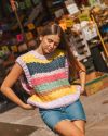 Hand-Knitted Vest in Multi_prev_3