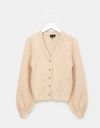 Jax Fuzzy Cardigan in Beige_prev_1