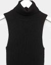 Jean Sleeveless Turtleneck in Black_prev_2