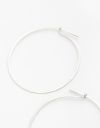 Large Round Hoops in Silver by Jenny Sheriff_prev_2