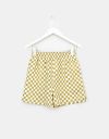 Jo Check Shorts in Green_prev_1
