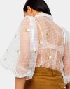 Kell Embroidered Puff Blouse_prev_4