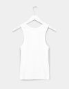 Miller Rib Baby Tank in White_prev_5