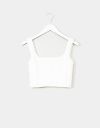 Millie Crop Top in Ivory_prev_1