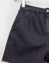 Naomi Denim Shorts in Washed Black_prev_5