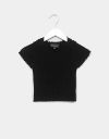 Nelle Pointelle Tee in Black_prev_1