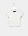 Nelle Pointelle Tee in White_prev_1