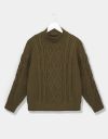 Olive Cable Sweater_prev_1