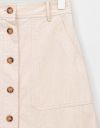Pinar Utility Skirt in Creme_prev_3