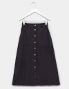 Pinar Utility Skirt in Noir_prev_1
